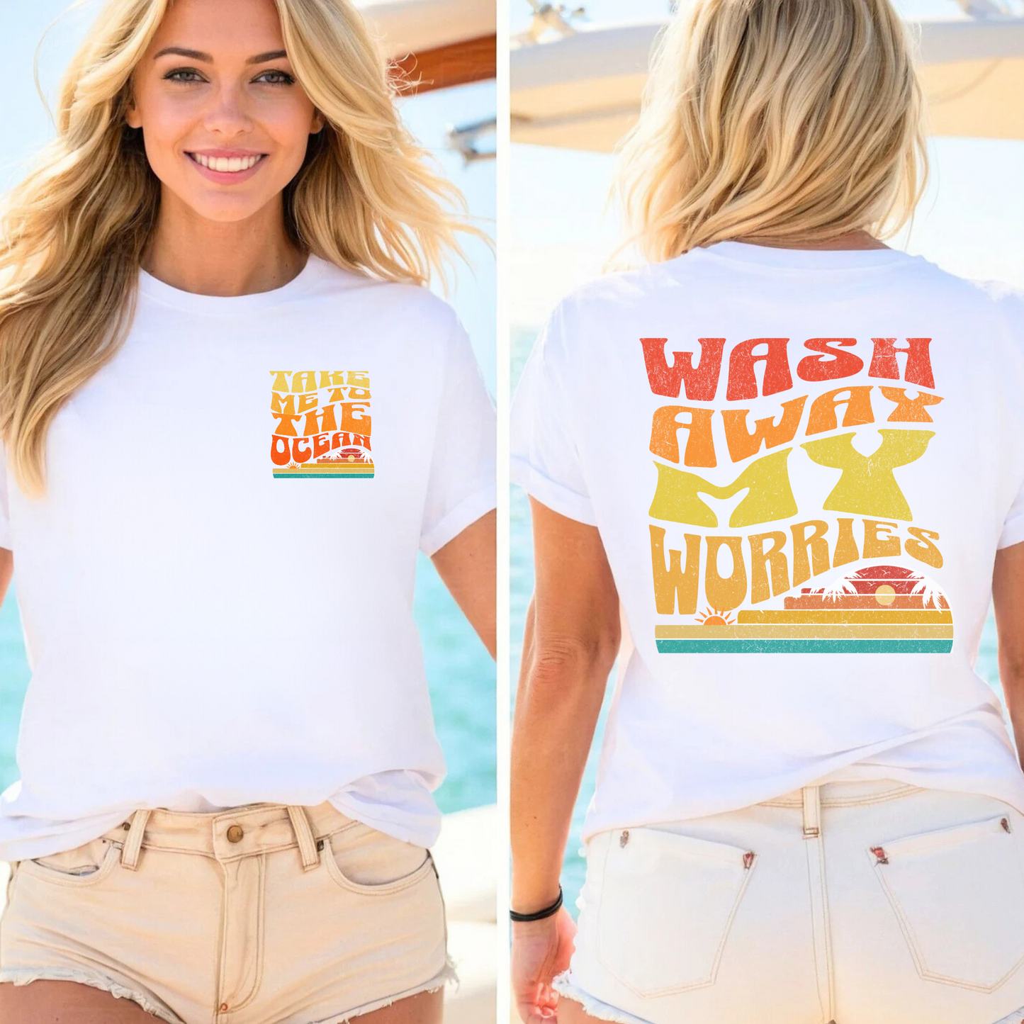 Take Me to the Ocean, Wash Away My Worries T-Shirt