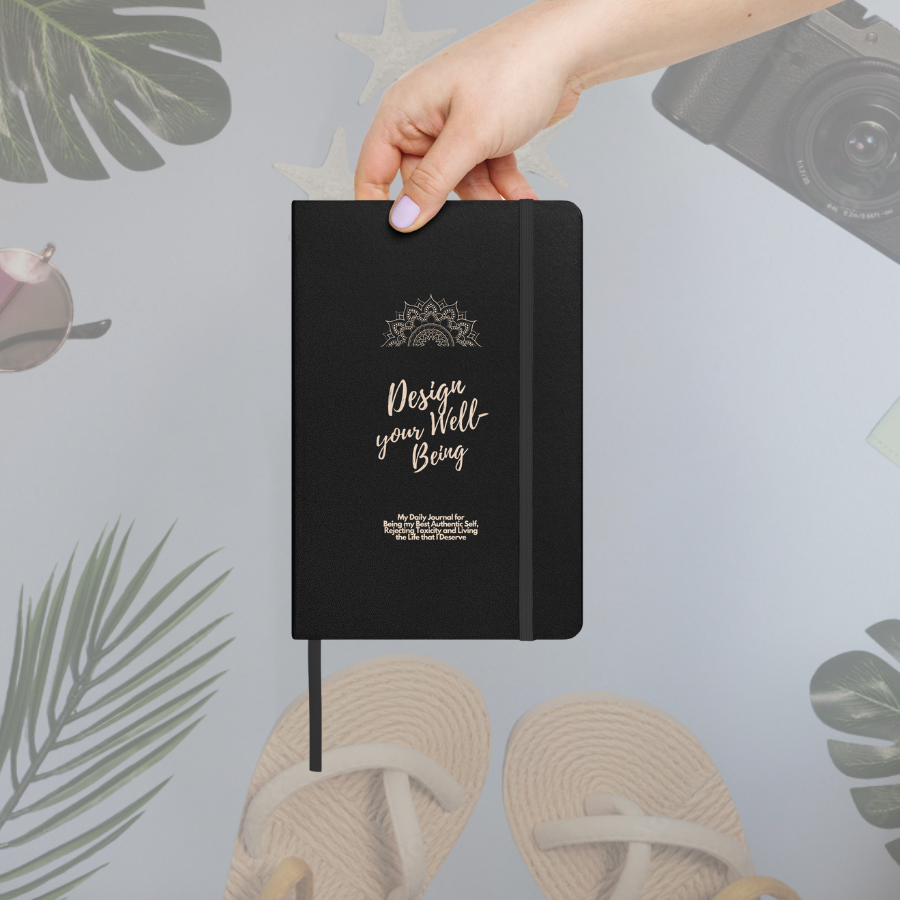 Design Your Well-Being Hardcover Bound Notebook