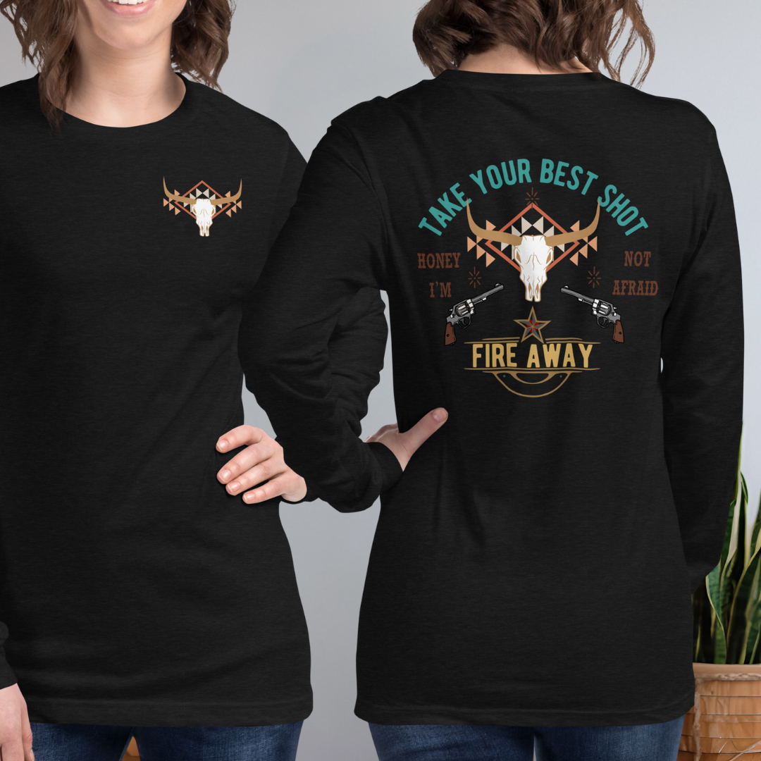 Fire Away, by Chris Stapleton, Country Unisex Long Sleeve Tee