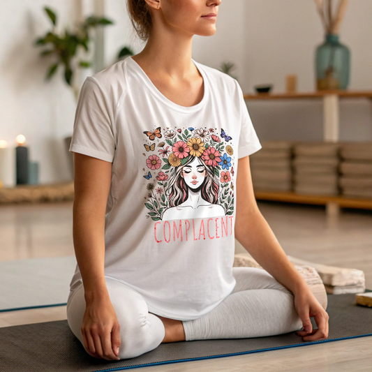 Complacent Flower Child t-shirt