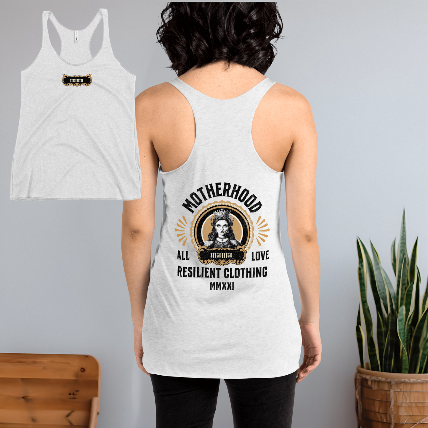 Mama Motherhood All Love Resilient Clothing Women's Racerback Tank