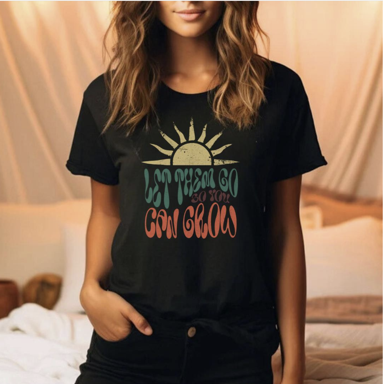 Let Them Go so you Can Grow Women's Relaxed T-Shirt