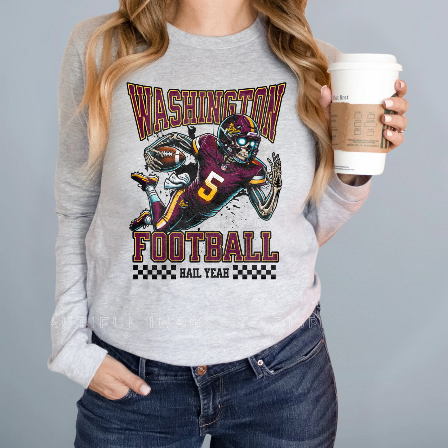 Washington Football Unisex Long Sleeve Tee