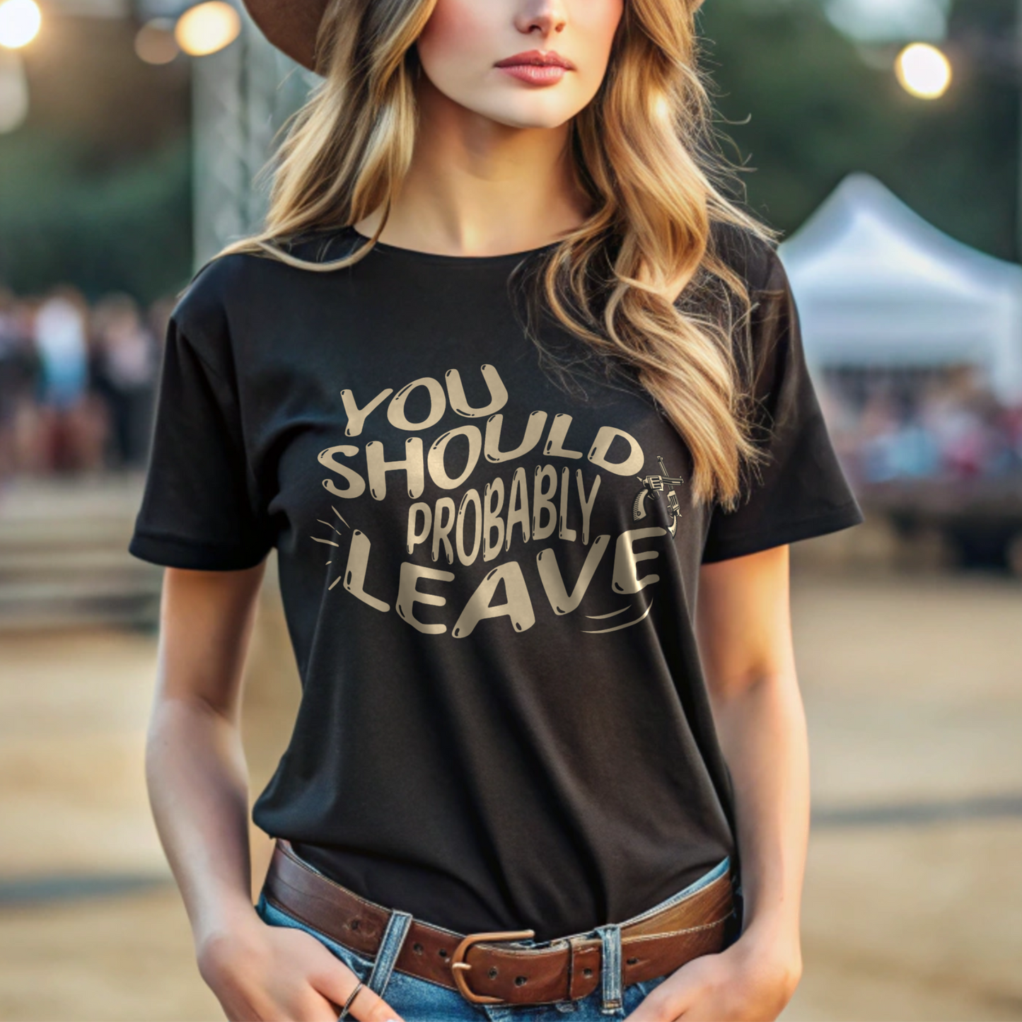 You Should Probably Leave, Chris Stapleton inspired song t-shirt