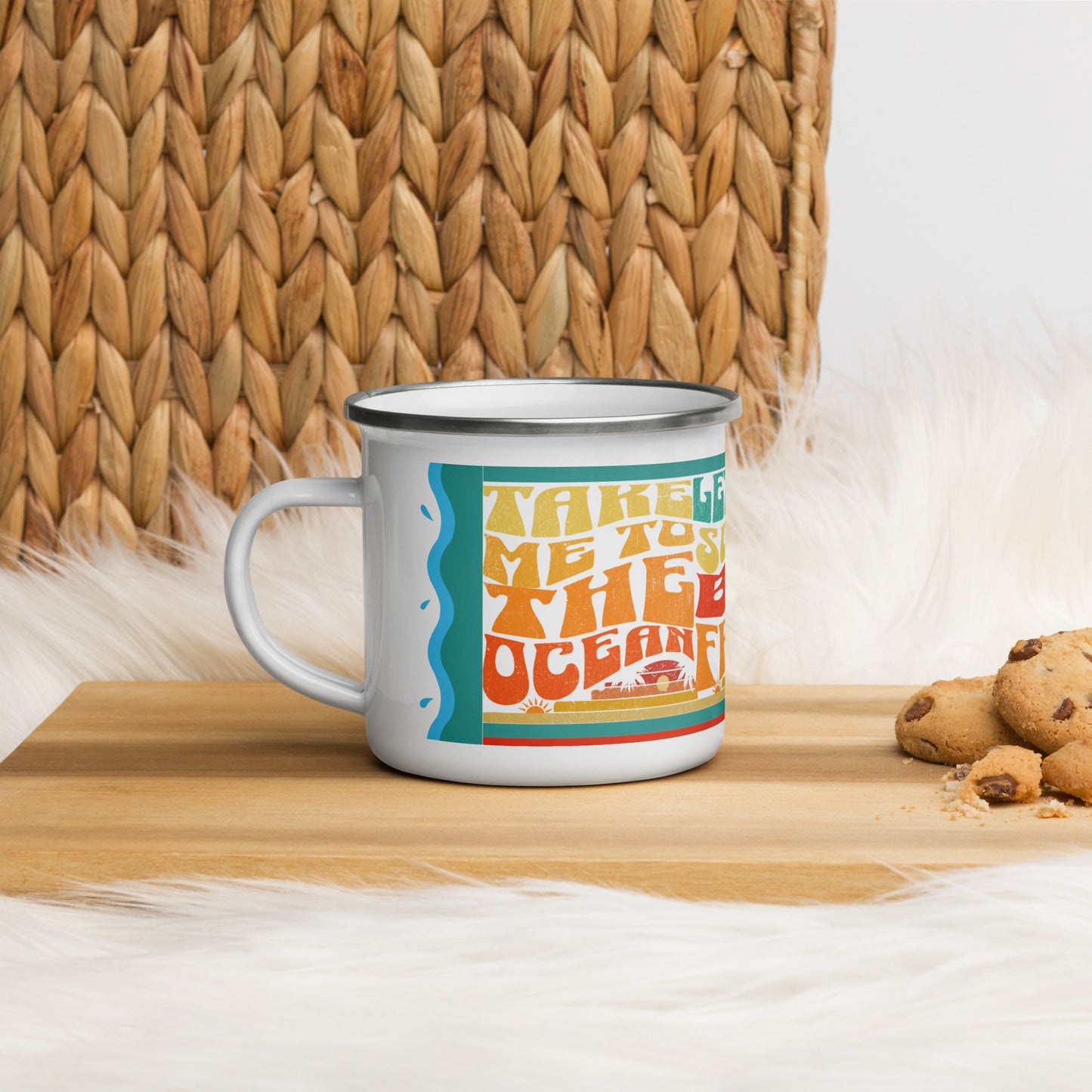 Take me to the Ocean Enamel Mug