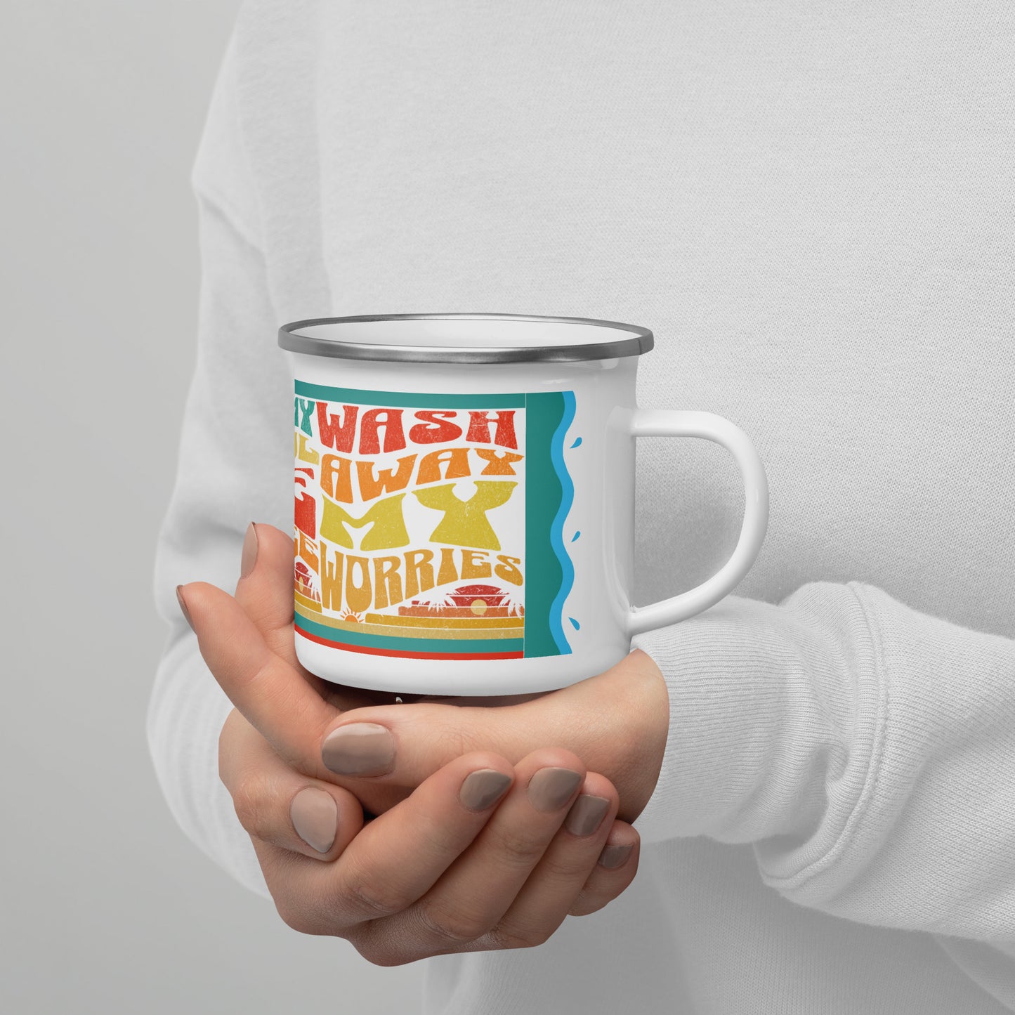 Take me to the Ocean Enamel Mug