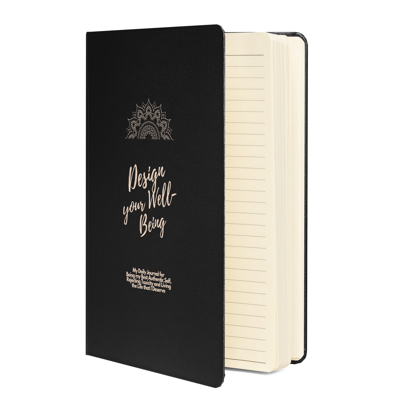 Design Your Well-Being Hardcover Bound Notebook