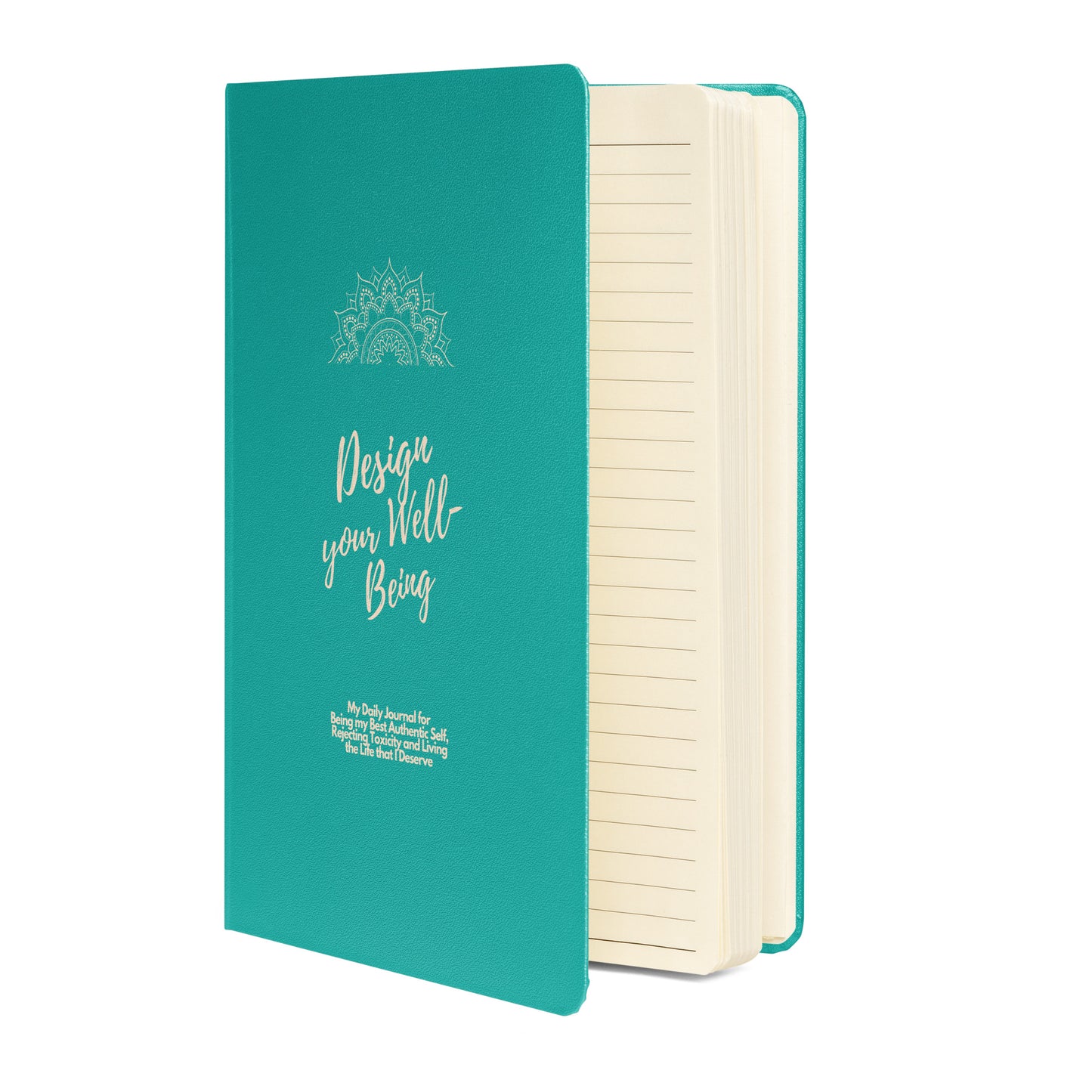 Design Your Well-Being Hardcover Bound Notebook