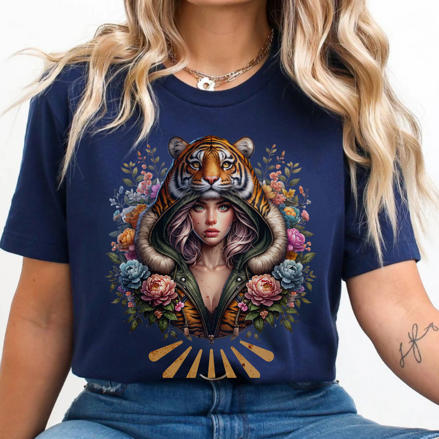 Lady Head Tiger Shirt