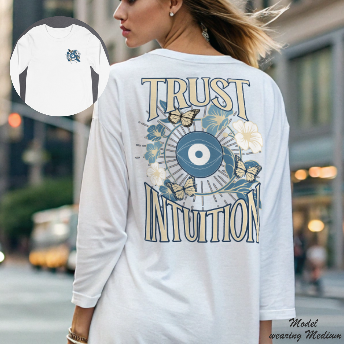 Trust Intuition, Third Eye Long-Sleeve T-Shirt