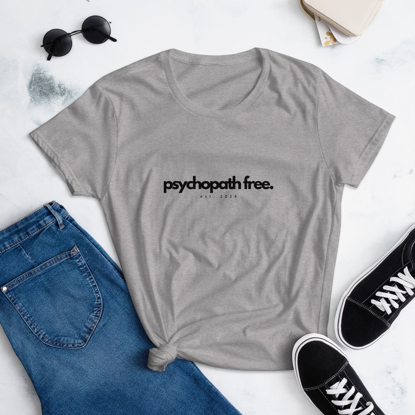 Psychopath Free, est. 2024 Women's Relaxed T-Shirt