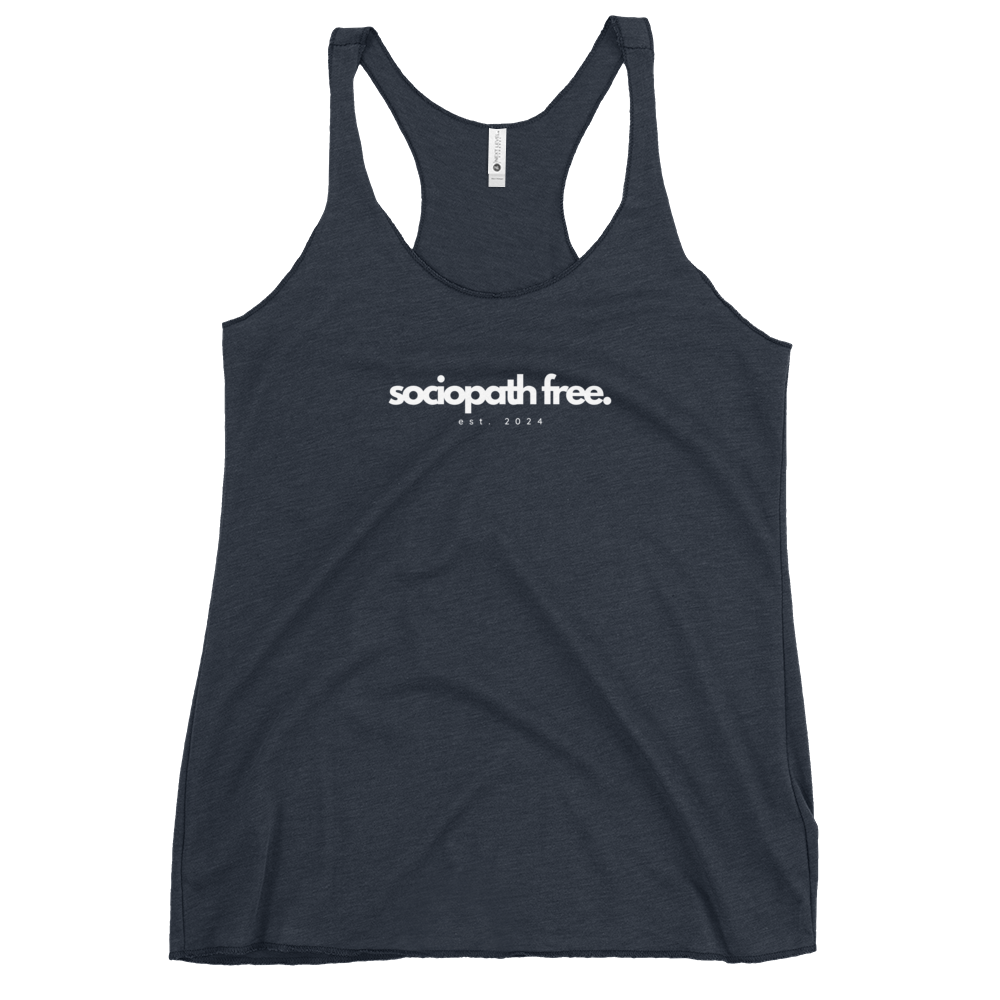 Sociopath Free, Est 2024 - Women's Racerback Tank