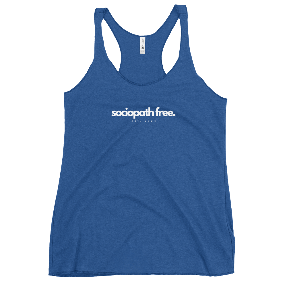 Sociopath Free, Est 2024 - Women's Racerback Tank