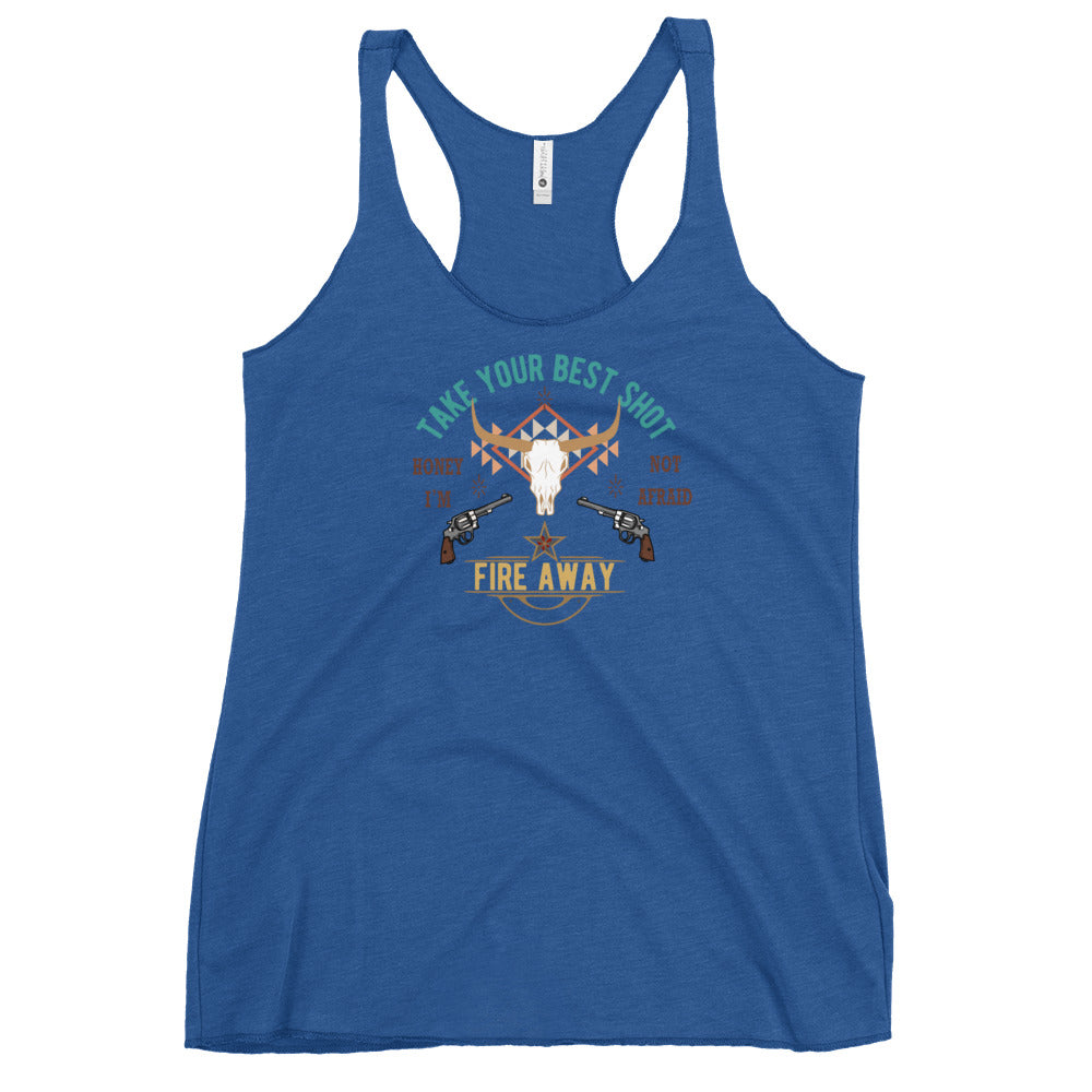 Fire Away, Chris Stapleton Women's Racerback Tank