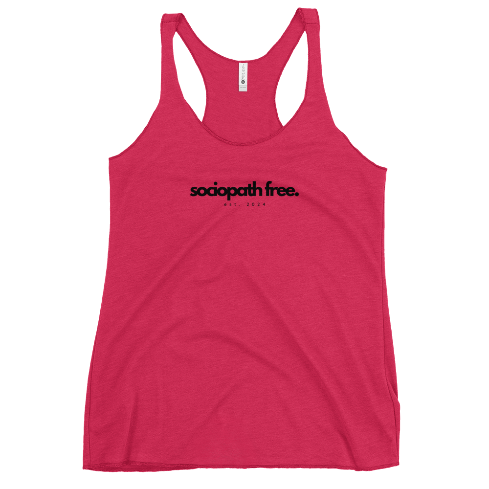 Sociopath Free, Est 2024 - Women's Racerback Tank